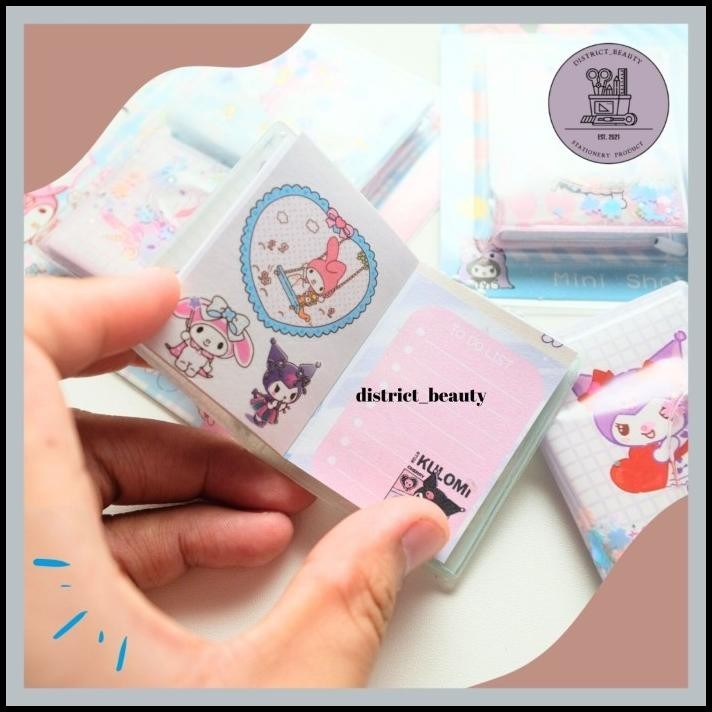 

HOT DEAL BUKU STIKER MINI XM - SANRIO NOTEBOOK 2 IN 1 KUROMI CINAMOROL !