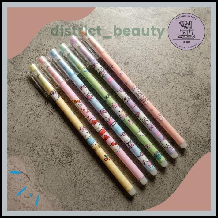 

HOT DEAL PULPEN HAPUS MARBEL HELLO KITTY ERASABLE PEN LUCU IMUT 1 PAK ISI 12 PC !!!!