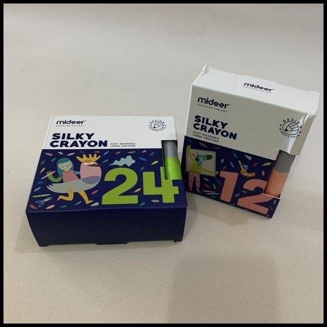 

TERBARU MIDEER SILKY CRAYON - WASHABLE CRAYON - FACE PAINT CRAYON !!