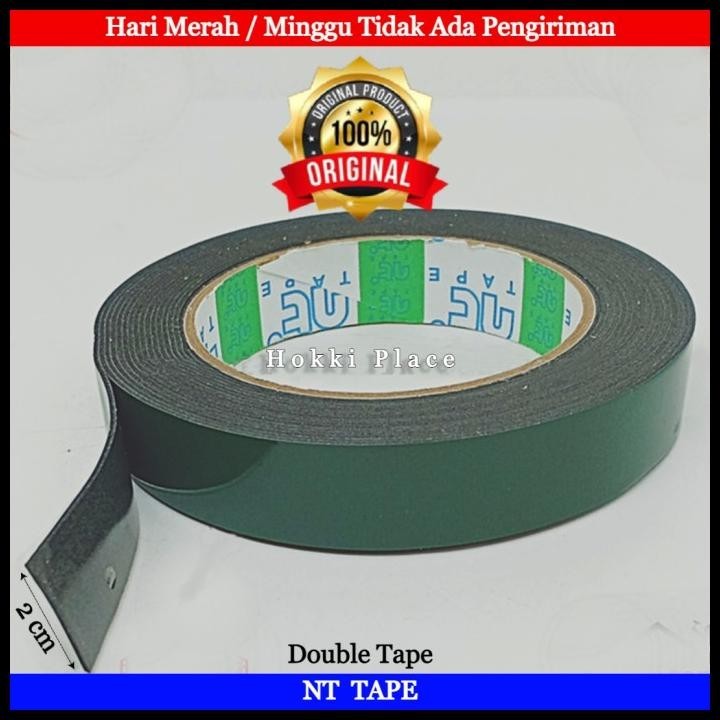 

TERMURAH DOUBLE TAPE HIJAU TEBAL 2 CM NT !!!!!!!
