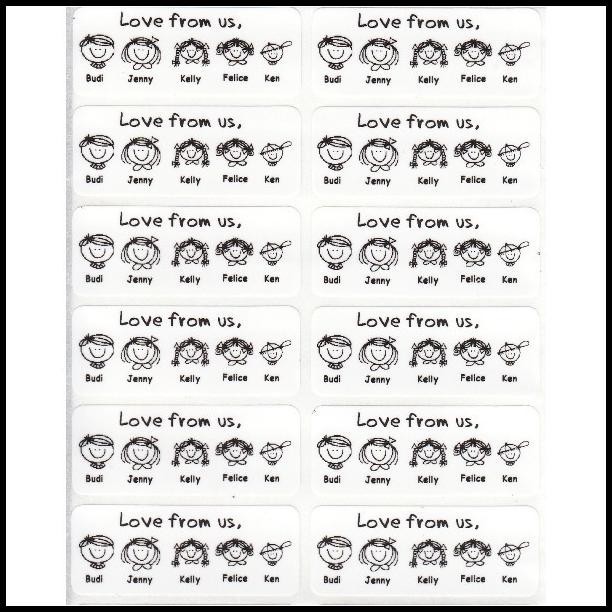 

BEST DEAL PUTIH POLOS LARGE LABEL NAMA WATERPROOF. STICKER FANCY CLIPART GAMBAR !