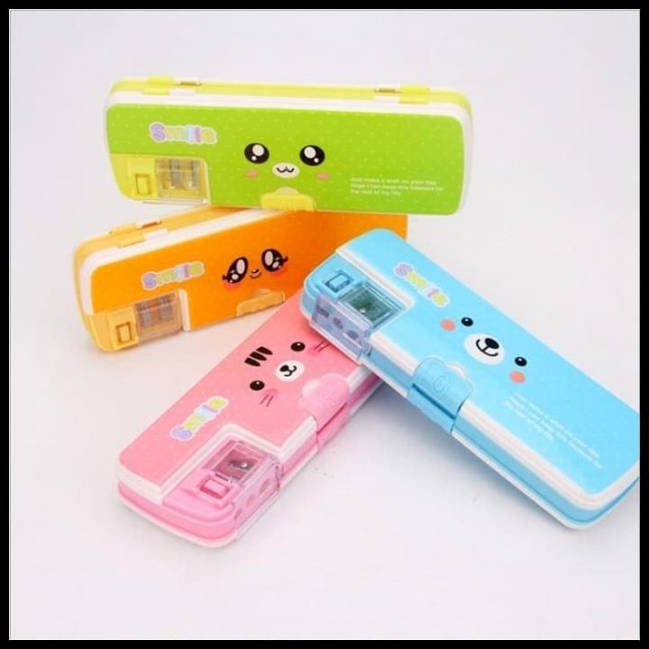 

DISKON KOTAK PENSIL PVC SMILE SK0002 / PENSIL CASE - TEMPAT PENSIL !!!!