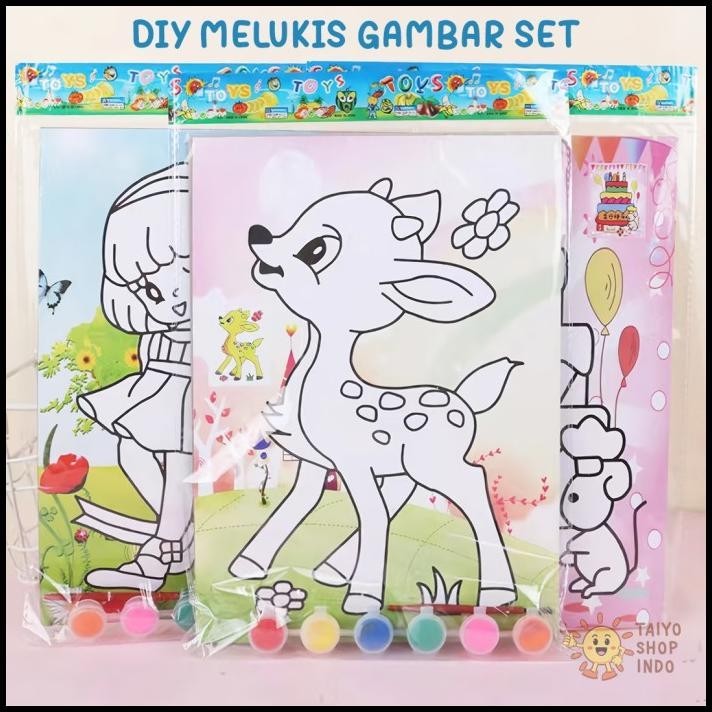 

TERMURAH TAIYO DIY MELUKIS GAMBAR SET 2 SISI COLOR PAINTING CAT AIR EDUKASI !!!!!!!