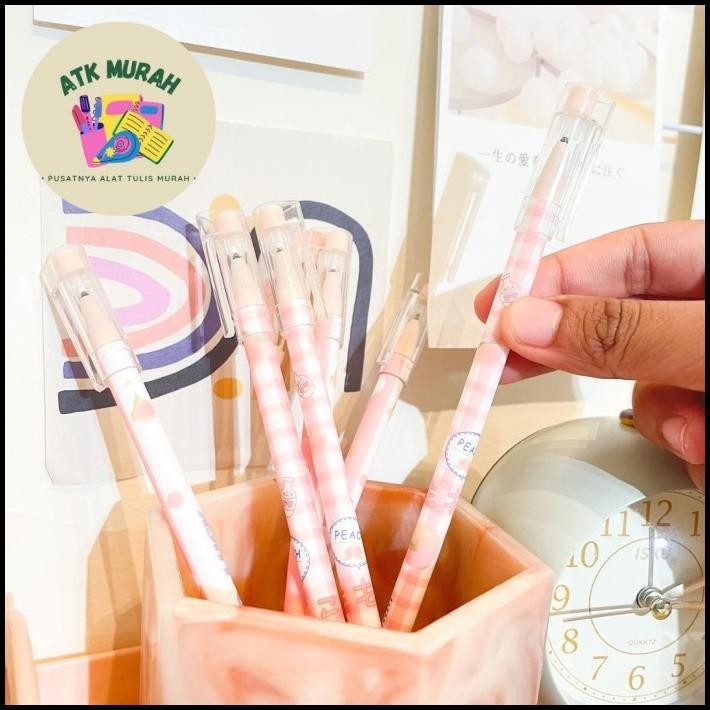

TERBARU PULPEN ODEMEI PEACH BUAH PERSIK BISA DIHAPUS ERASEABLE TERMURAH ALAT T