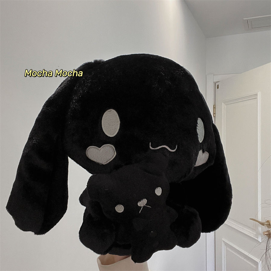 InsBlack Dark Cinnamon Dog Doll Plush Toy Pillow