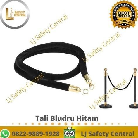 

Tali Pembatas Tiang Antrian Bludru Hitam Kualitas Premium