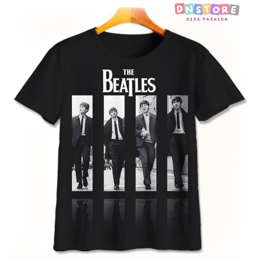 Kaos Anak The Beatles v1 Baju Anak Musik Band The Beatles 3D Printing Untuk Umur 1-12 Tahun - DN Sto