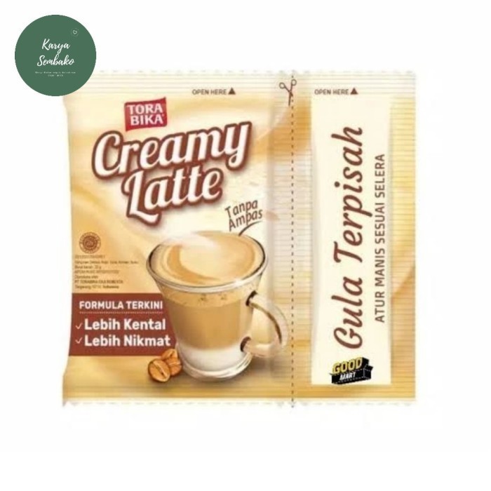 

REG torabika creamy latte 10 sachet - 1renteng