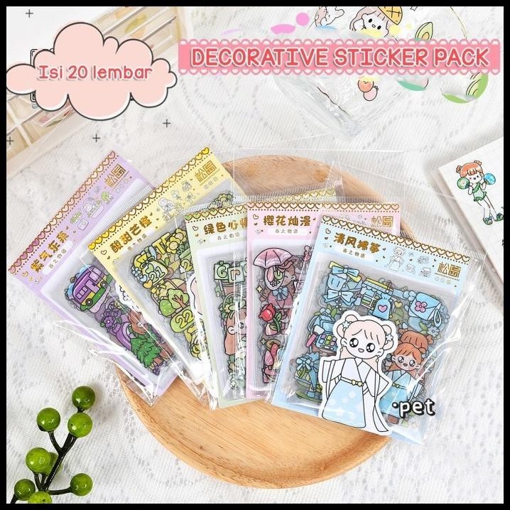 

TERMURAH ISI 20 LEMBAR STICKER PACK STIKER JOURNAL MOMO ANIMAL BUKU DIARY HP !!!!!