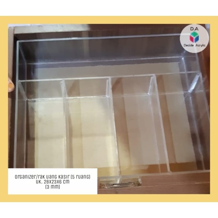 

Akrilik Rak Uang Kasir Custom