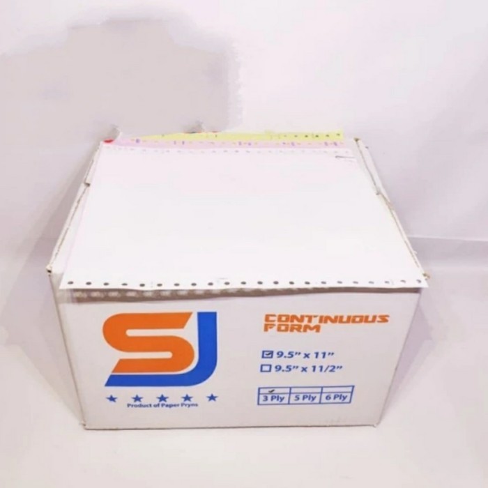 

Kertas Continuous Form 3 Ply A4 Full