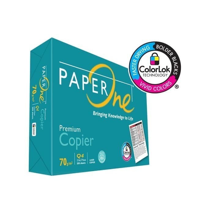 

Paperone Q4 Quarto / Kwarto Hvs 80Gram Dan 70Gsm / Kertas Kuarto