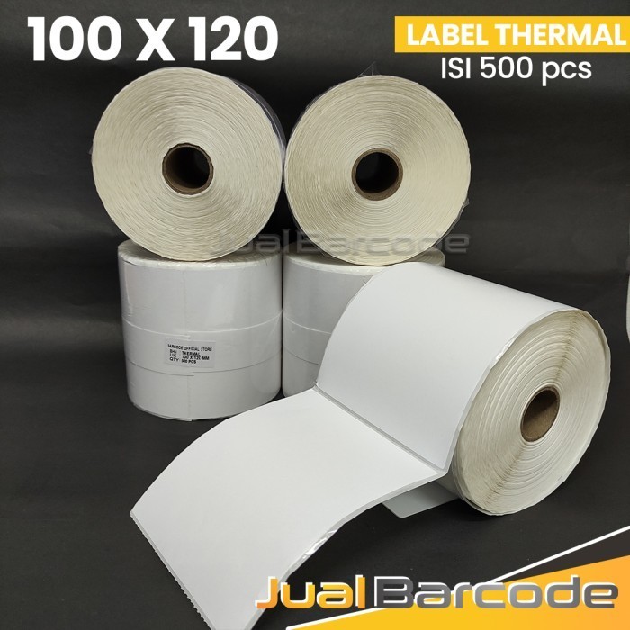 

Label Barcode 100 X 120 Kertas Sticker Thermal 100X120 Mm (500Pcs)