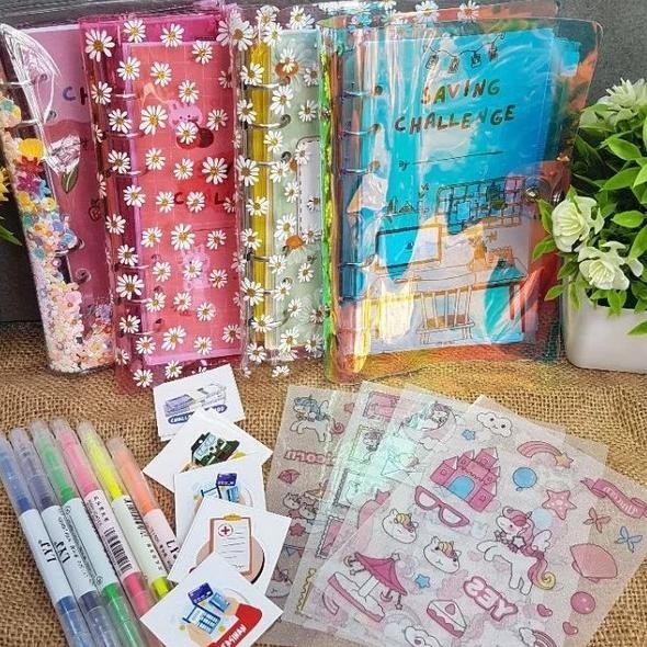 

Binder Tabungan / Saving Challenge / Diary Menabung / Binder A6 Saving Kualitas Premium