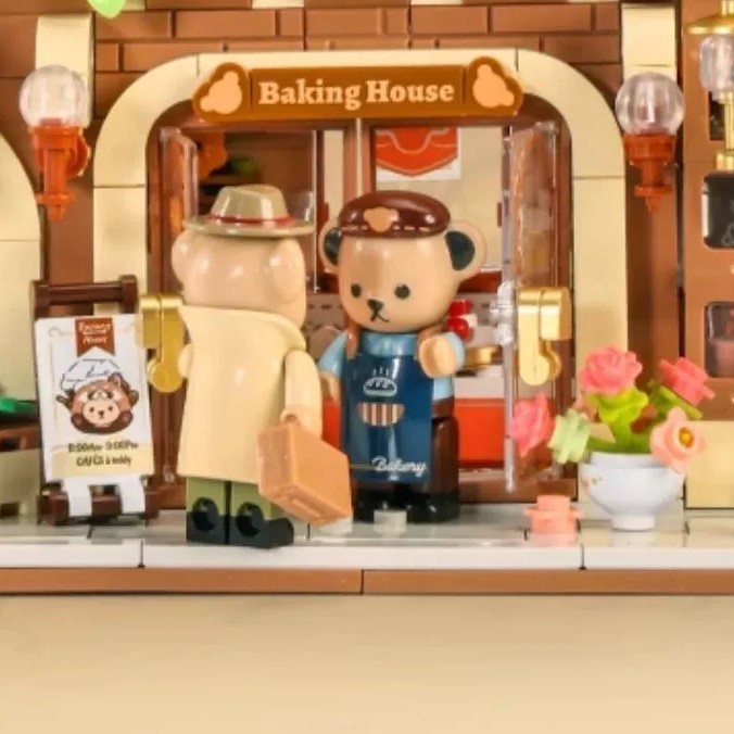 

Inbrixx Teddy Bear Collection 1547 Baking Time Lego Brick