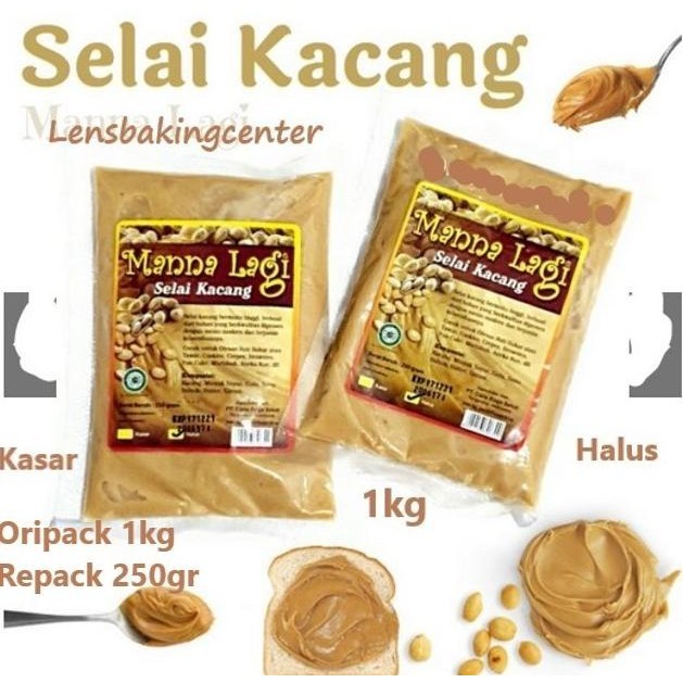 

Selai Kacang Manna Lagi 1kg | Sele Kacang 1kg