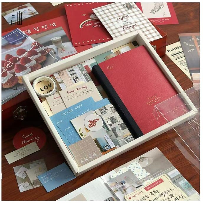 

Journal Kit Set Gift Box - Agenda Lucu - Set Buku Tulis - Journal Set
