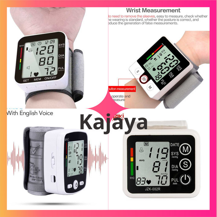 Tensi Meter Gelang Digital Alat Cek Tes Ukur Tensi Darah Tinggi Dewasa