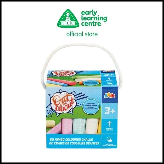 

TERBARU ADDO OUT AND ABOUT 20 JUMBO COLOURED CHALKS - KAPUR WARNA ANAK !!!!
