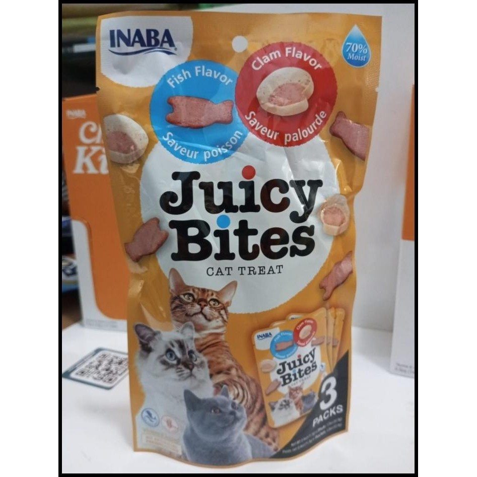 

TERBARU USA-702-JUICY BITES FISH & CLAM FLAVOR 11.3GX3 !!