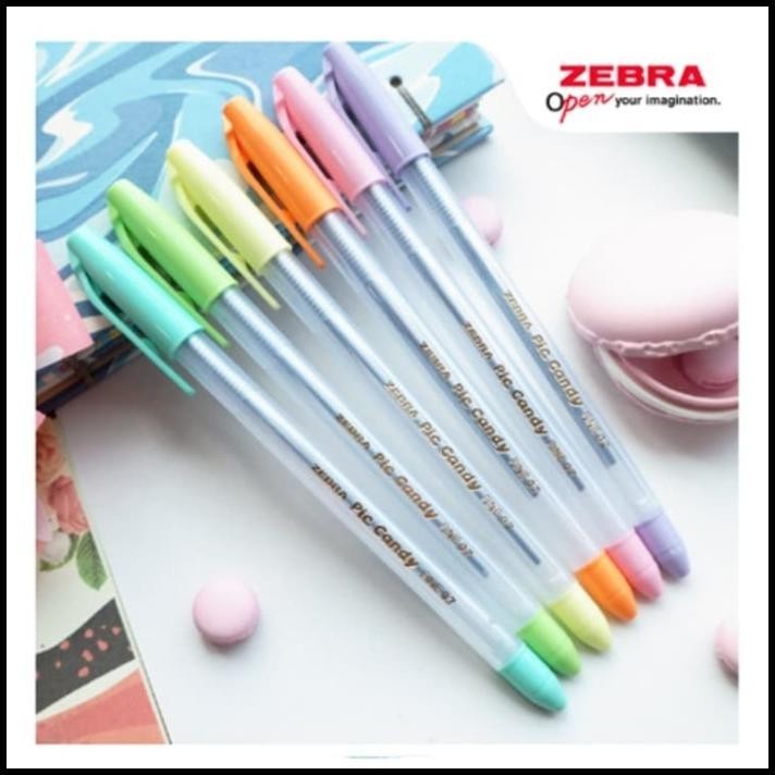 

DISKON PULPEN / PEN ZEBRA PIC CANDY 0.7MM (12PC) !!