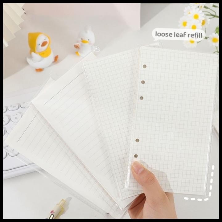 

GRATIS ONGKIR LOOSE LEAF REFILL A6 A5 B5 ISI BINDER KERTAS 6 RING KERTAS TEBAL !!!!