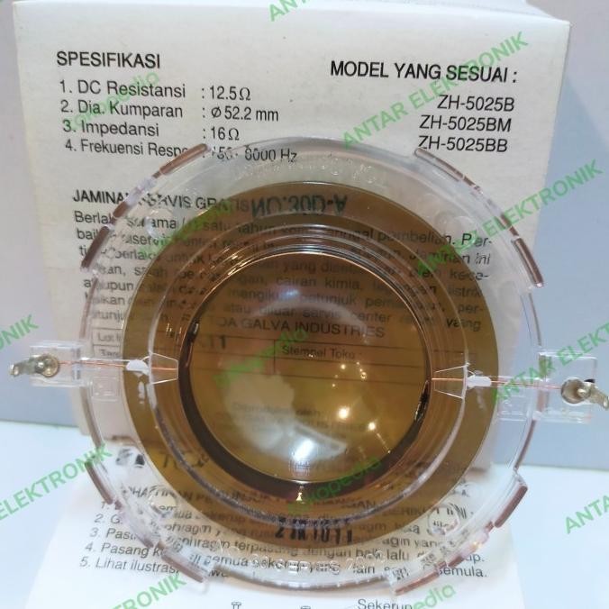 Spul Toa ZG 30D A Original Spul speaker corong toa 25 watt