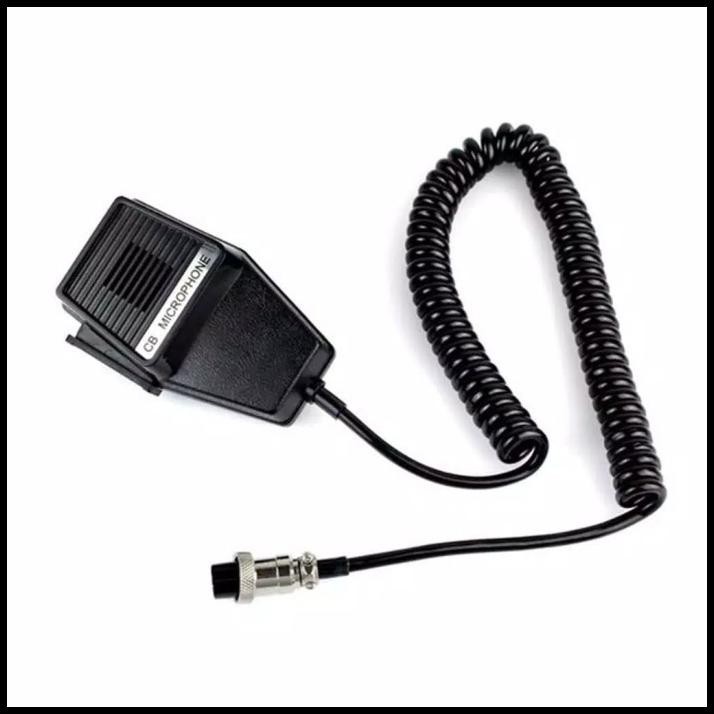 GRATIS ONGKIR CB RADIO MIC MICROPHONE MIKROFON PTT DYNAMIC BITX SSB TRANSCEIVER 