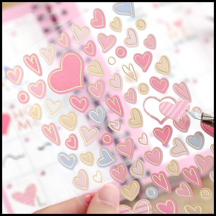 

TERMURAH STICKER GOLD DUST PATTERN PVC ANTI AIR CUTE LUCU STIKER DEKORASI !!!!!!