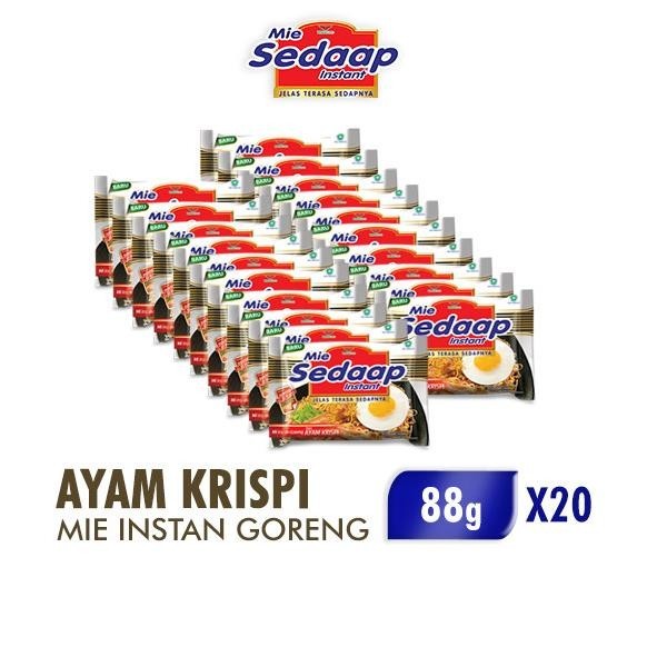 

NEW PRODUK SEDAAP MIE INSTAN AYAM KRISPI 84 GR X 20 PCS !!!!!