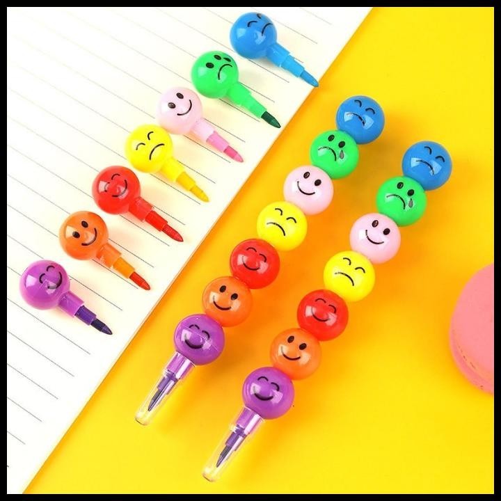 

BEST DEAL MRJ PENSIL WARNA SUSUN BULAT WARNA PENSIL WARNA WARNI KARAKTER LUCU !!