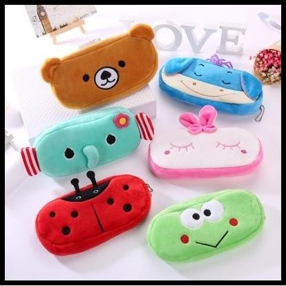 

DISKON MRJ POUCH AKSESORIS KOSMETIK KARAKTER LUCU TEMPAT PENSIL KARAKTER !