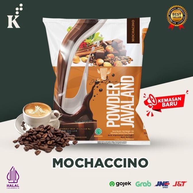 

TERBARU BUBUK MINUMAN BUBBLE POWDER DRINK MOCHACCINO ORIGINAL JAVALAND 1KG !!!!!
