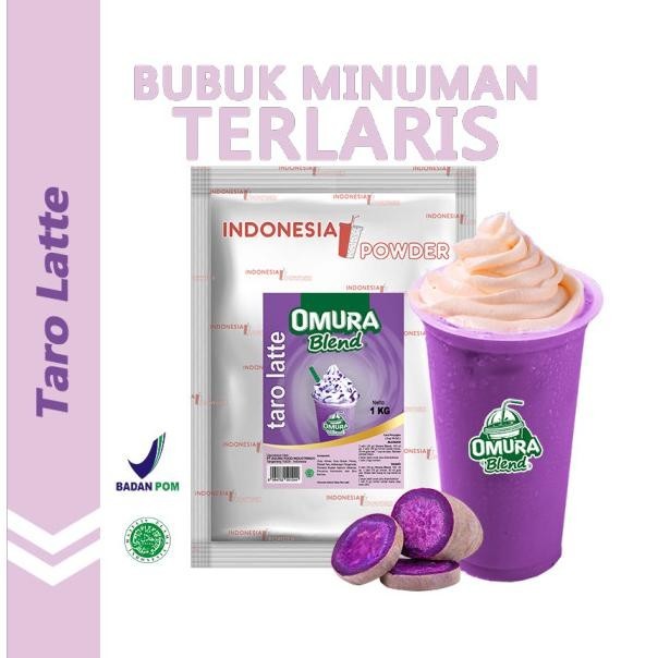 

READY STOCK BUBUK MINUMAN RASA TARO LATTE 1 KG OMURA BLEND !!!!!