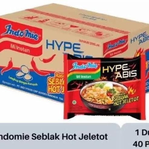 

READY STOCK MI INSTANT HYPE ABIS SEBLAK HOT JELETOT INDOMIE (1 DUS ISI 40PC ) !!!!!