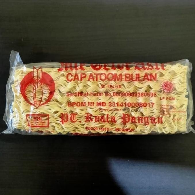 

TERBARU MIE TELUR CAP ATOM BULAN 200G / MIE TELOR 1 DUS ISI - 20 PCS !!!!!