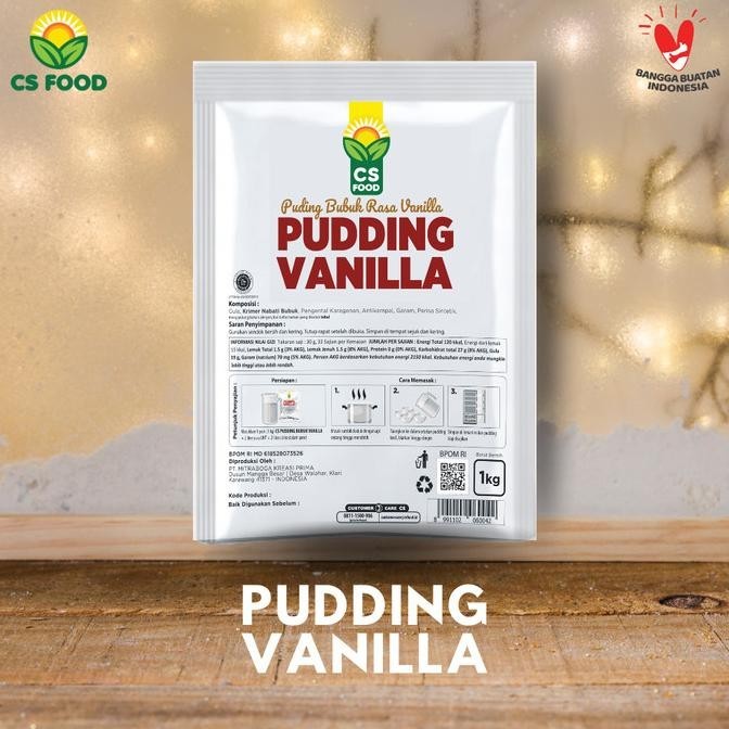 

NEW PRODUK BUBUK INSTAN SILKY PUDING VANILLA 1KG PUDDING LEMBUT PUDOT CS FOOD !!!!!