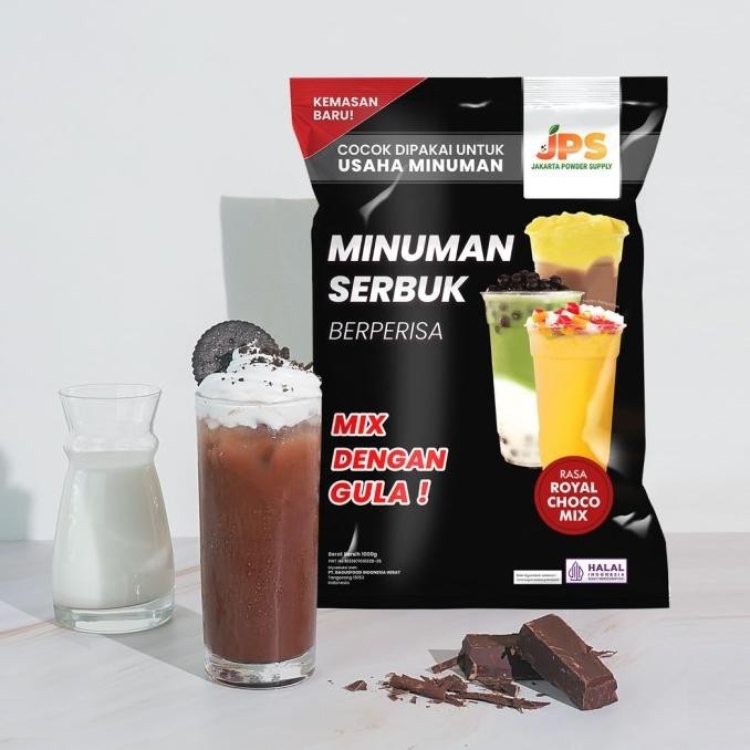 

READY STOCK BUBUK MINUMAN ROYAL CHOCO MIX POWDER INSTAN JPS GULA !!!!!