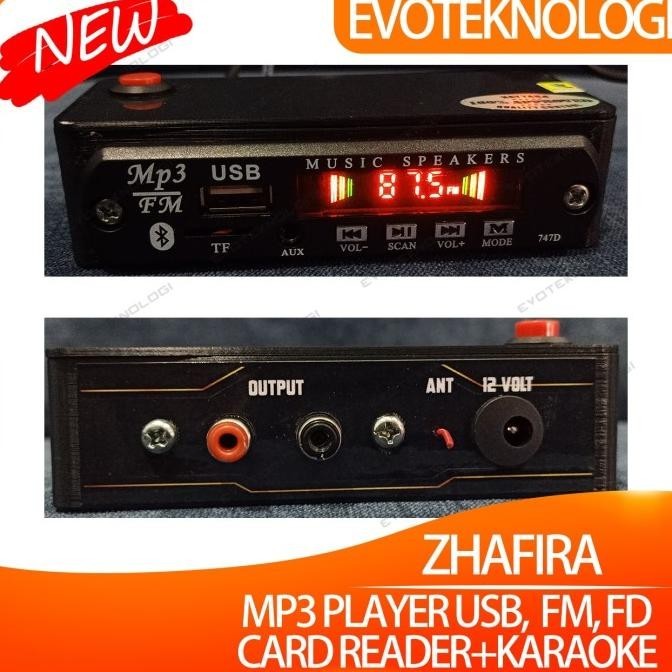 Zhafira Modul Kit MP3 Player Bluetooth Karaoke Siap Pakai