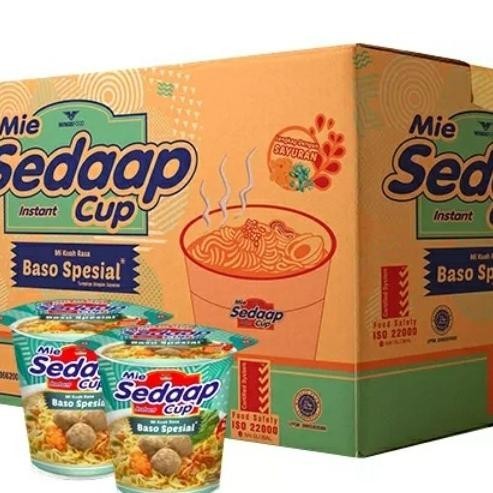 

READY STOCK MIE SEDAAP SEDAP CUP RASA BASO SPECIAL 1 DUS ISI 12 !!!!!