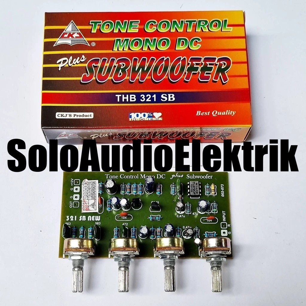 Kit Tone Control DC Mono CKJ THB 321 Subwoofer