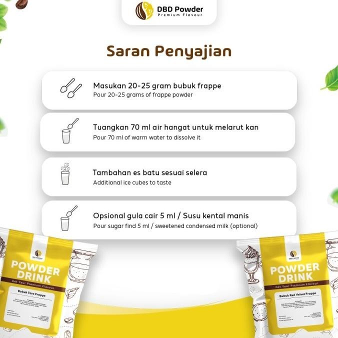 

NEW PRODUK POWDER FRAPPE TARO - BUBUK MINUMAN TARO !!!!!