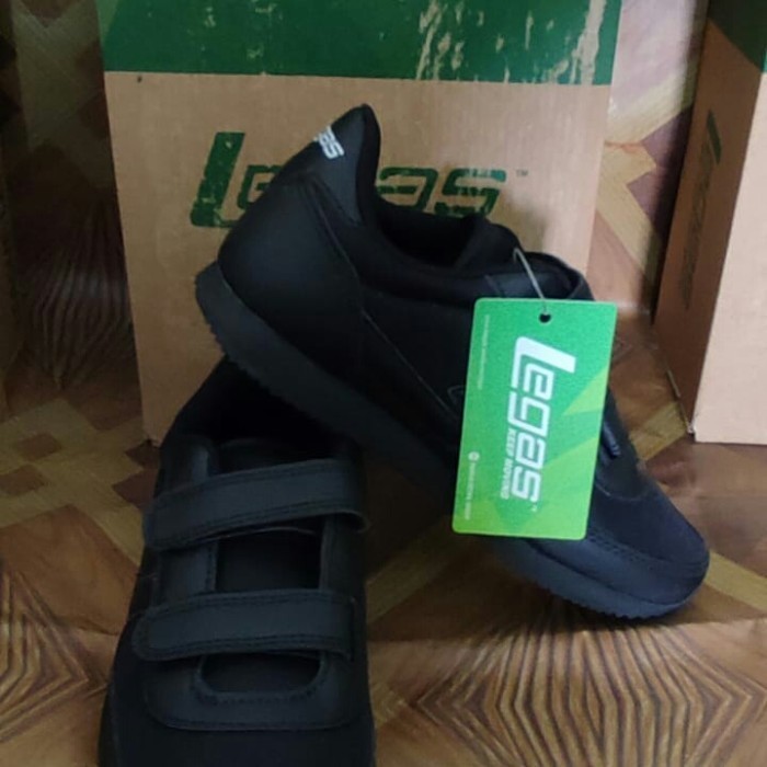 ORIGINAL Sepatu Anak Sekolah LEGAS Hitam Size 33