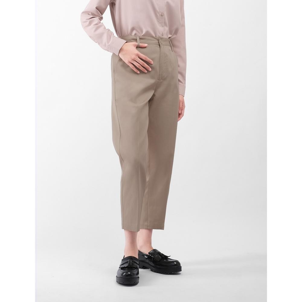 Celana Kulot Jumbo Wanita Ankle Chino Pants Cedar Panjang Wanita Bahan Premium
