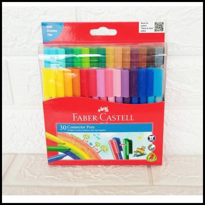 

GRATIS ONGKIR CONNECTOR PEN FABER CASTELL ISI 30 WARNA !!!!