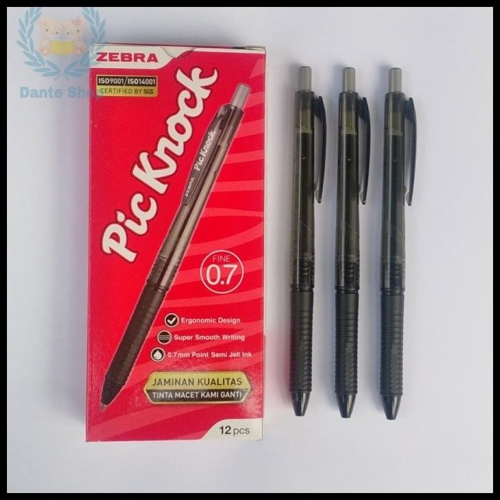 

TERBARU PULPEN ZEBRA PIC KNOCK 0.7MM ( PER LUSIN )