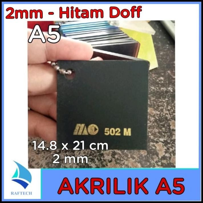 

TERBARU ACRYLIC / AKRILIK HITAM DOFF LEMBARAN UK. A5 TEBAL 2MM MARGA CIPTA !!!!!