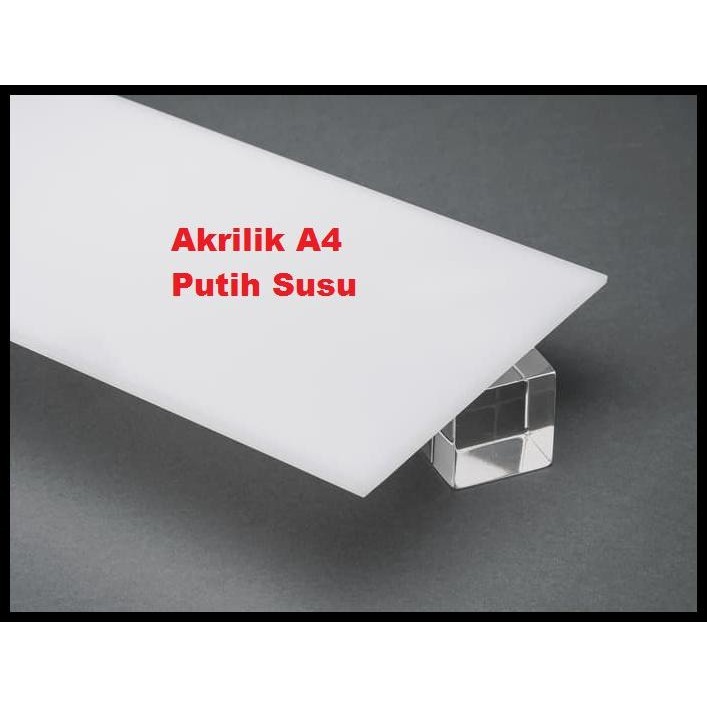 

TERMURAH ACRYLIC / AKRILIK LEMBARAN UK. A4 TEBAL 2MM MARGA CIPTA (PUTIH SUSU)