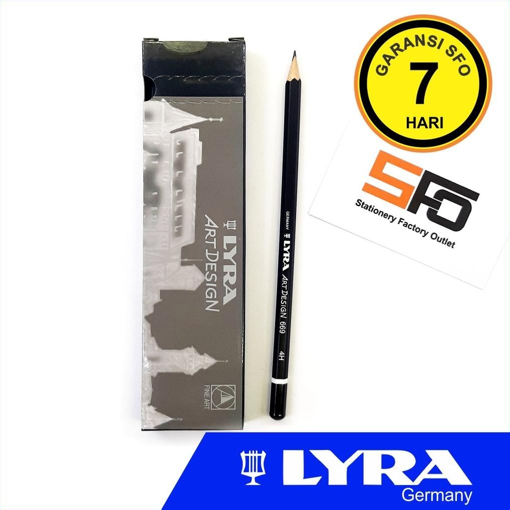 

Pensil Lyra Art Design 669 4H - Graphite Pencil 4H