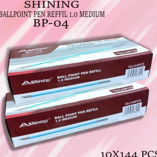 

Ballpoint Pen Refill Shining Ukuran Medium 1.0 Bp-04 Isi Ulang Murah | Casmenon